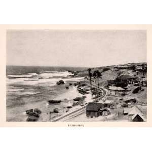 1937 Halftone Print Bathsheba Fishing Village Barbados Saint Joseph 