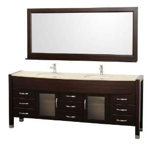  Wyndham Collection WC A W2200 78E TI 78 Double Vanity Set 