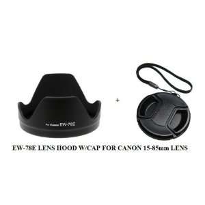  EW 78E Lens Hood for Canon EF S 15 85mm f/3.5 5.6 IS Lens 
