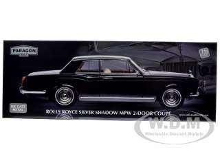   ROLLS ROYCE SILVER SHADOW BLACK 1/18 CAR MODEL BY PARAGON MODELS 98202