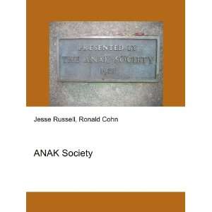 ANAK Society Ronald Cohn Jesse Russell  Books
