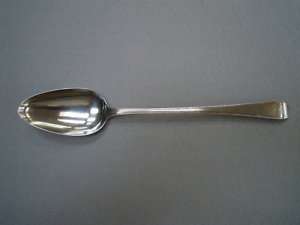 English Antique Silver Bead Stuffing Spoon London 1813  