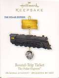 Hallmark Ornament 2010 Polar Express Round Trip Ticket  