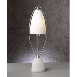  PLC Lighting 81710 Amaretto Nickel Table Lamp