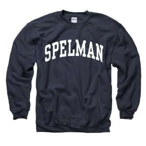  Spelman College Jaguars Royal Arch Crewneck Sweatshirt 