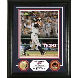  Jim Thome 600th Home Run 24KT Gold Coin Photo Mint   MLB 