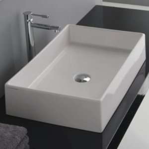   8031/60 White Teorema 24 Vessel Sink from the Teorema Series 8031/60