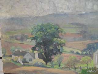 Paoli,Great Valley,PA Impressionist Painting, 1939  