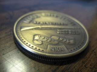 An NRA collectible coin of the M1903 Rifle Series, Springfield from 