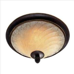  Golden Lighting   8106 FM CDB   Torbellino Flush Mount in 