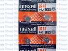 2x Maxell LR41 Alkaline 1.5V 192 Battery Batteries AG3  