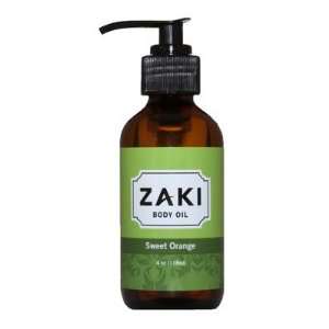  Body Oil, Sweet Orange Scent, 4 oz. by Zaki Organics 