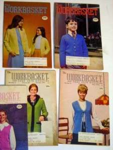 Workbasket Vintage Magazines Crafts 70s  