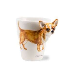  Chihuahua Handmade Coffee Mug (10cm x 8cm)