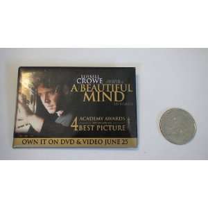 Beautiful Mind Promotional Movie Button