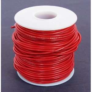  20 Ga Red Hook Up Wire, Solid 100 Electronics