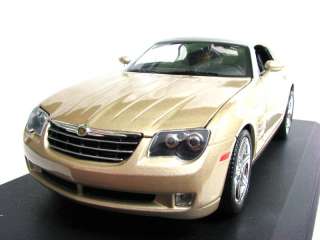 Maisto Chrysler Crossfire 1/18 Gold Diecast cars  