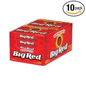 Wrigleys Big Red, 15 Count (Pack of 10) Grocery & Gourmet Food