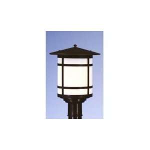 Arroyo Craftsman BP 11L AM RB Berkeley 1 Light Outdoor Post Lamp in 
