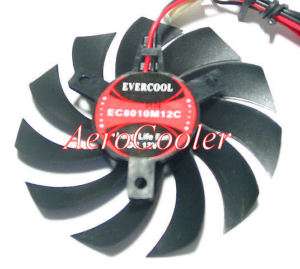 EverCool EC8010M12C 80x80x10mm Video Card Fan, 2pin  