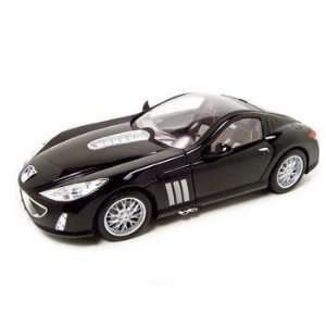  PEUGEOT 907 V12 BLACK 118 DIECAST MODEL BBURAGO 