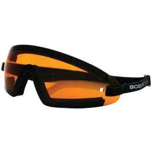 Bobster Wrap Around Black With Amber Lens Sunglasses Automotive