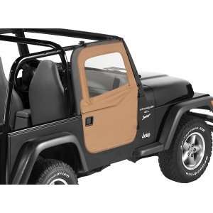  Soft Upper Doors for Supertop Wrangler 88 95 Black Denim Automotive