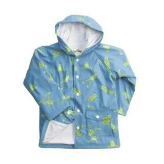 Hatley Hooded Terry Lined Rain Coat  Frog (VARIETY OF SIZES) MSRP $ 