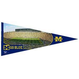 NCAA Michigan Wolverines Premium Quality Pennant 17 by 40 inch  