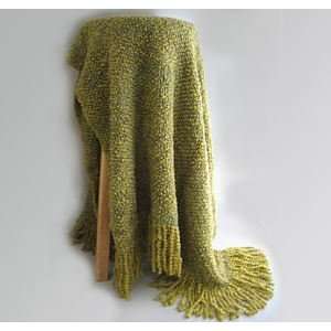  Campbell woven throw   citrine Kennebunk Home