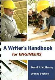 Writers Handbook for Engineers, (0495244821), David A. McMurrey 