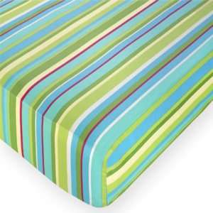 Layla Striped Fitted Crib Sheet Baby