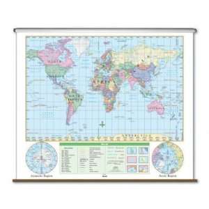  Universal Map 2846327 World Essential Wall Map Roller 