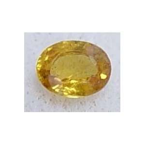   Loose Yellow, .4ct. Natural Genuine, 4.9x3.8mm Oval 