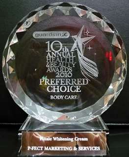 preferred choice 2010 in health beauty category from guardian 