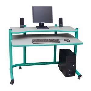   Workstation in Green and Spatter Grey by Studio Designs Home