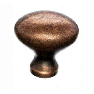  Worden Egg Knob 1 1/4 in Old English Copper