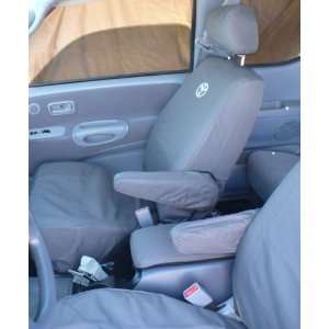   Cab Front Bucket Seats with Manual Controls, Gray Waterproof Endura