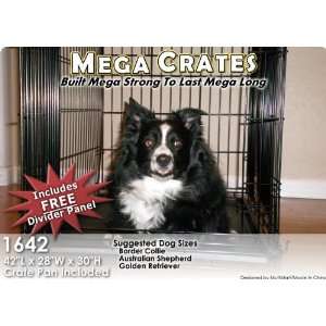  NEW 42 INCH FOLDING DOG CRATE W/DIVIDER $69.99 Kitchen 