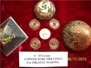 SBB COILS For ORGONE SUPPLIES MAKING   Copper Coil  