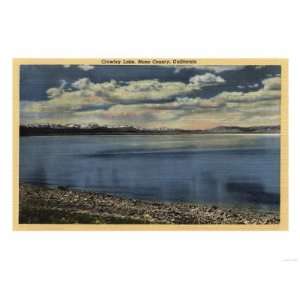   California   View of Crowley Lake Giclee Poster Print
