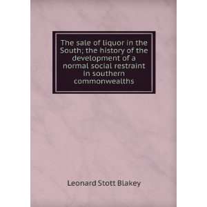   in southern commonwealths Leonard Stott Blakey  Books