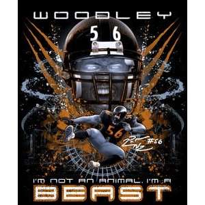  LeMarr Woodley Beast T Shirt Size L 