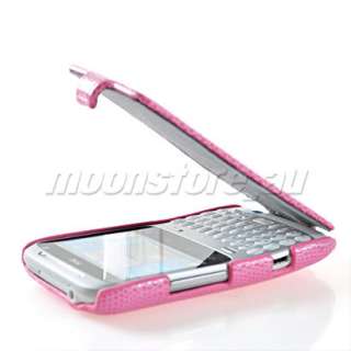 FLIP HARD BACK CASE COVER + SCREEN PROTECTOR FOR HTC CHACHA A810E G16 