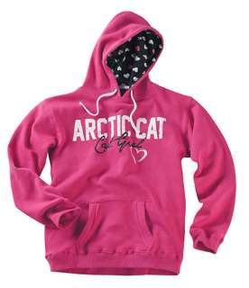 NWT 2012 ARCTIC CAT Hearts Hot Pink Hoodie~XLG~5223 246  