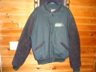 Arctic Cat Bounty Hunter, Wool / Suede Letterman Jacket, Large Tall 