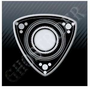  Mazda Wankel Rotary Engine Emblem Racing Hot Rod Sticker 