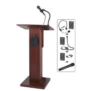  AmpliVox Sound Systems Elite Wood Lectern