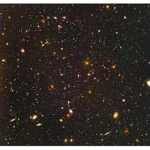  Hubble Space Telescope Astronomy Poster Print   Most Distant Galaxy 