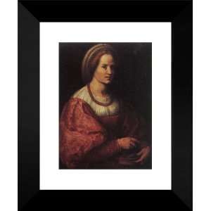  Portrait of a Woman with a Basket of Spindles 15x18 Framed 